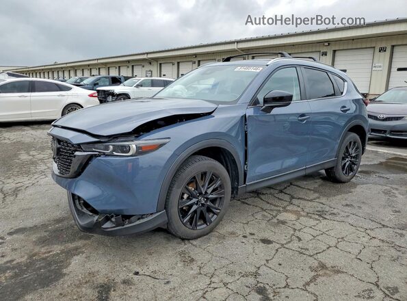 JM3KFBCM1R0381072 2024 MAZDA CX-5 Blue წინა მარცხენა ხედი სამი მეოთხედიდან