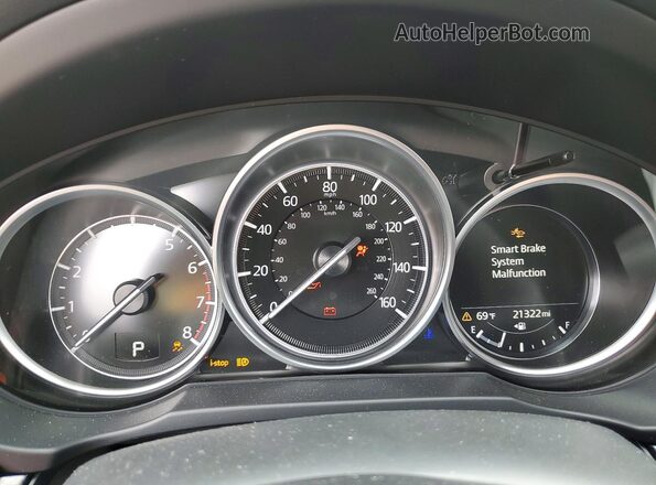 JM3KFBCM1R0381072 2024 MAZDA CX-5 Blue ხელსაწყოთა პანელის ხედი