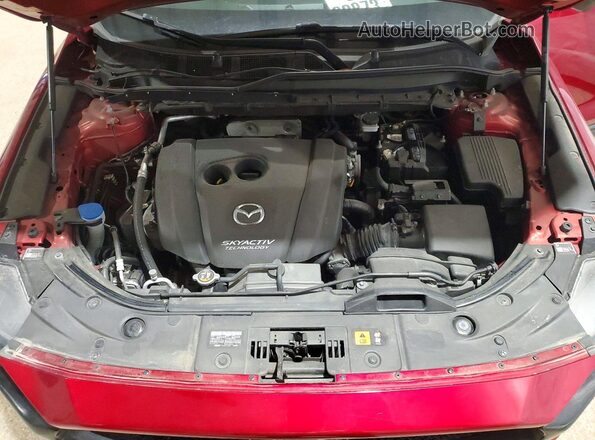 JM3KFBCM2K1620743 2019 MAZDA CX-5 Red ძრავის განყოფილების ხედი