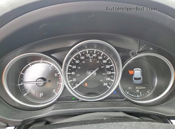 JM3KFBCM2M0433009 2021 MAZDA CX-5 Red Widok zestawu wskaźników