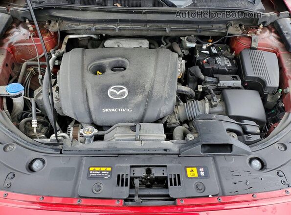 JM3KFBCM2M0433009 2021 MAZDA CX-5 Red Widok wnętrza z tyłu