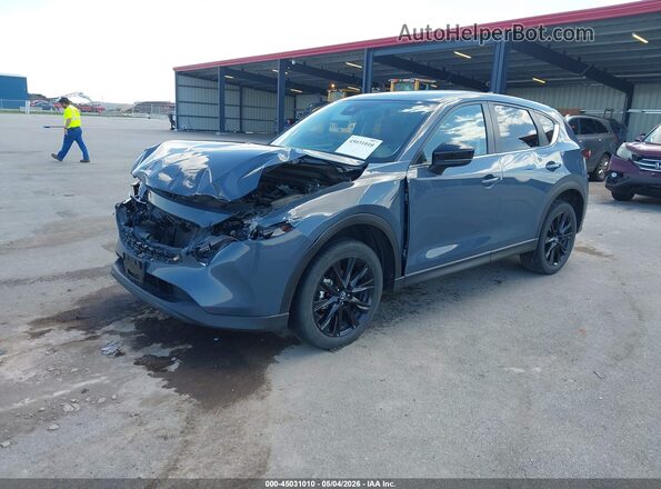 JM3KFBCM2N1563626 2022 MAZDA CX-5 Синий Передняя левая четверть
