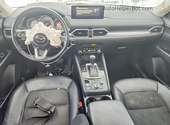 JM3KFBCM3M0406031 2021 MAZDA CX-5 White Вид панелі приладів
