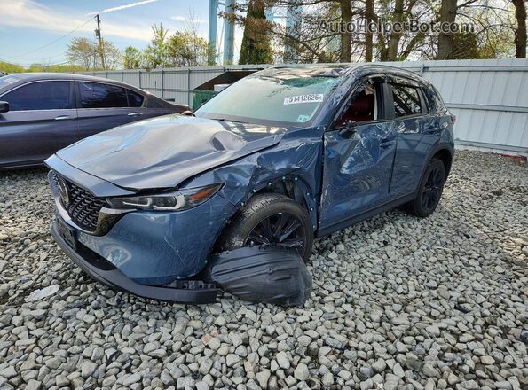 JM3KFBCM3P0245054 2023 MAZDA CX-5 Синий Передняя левая четверть