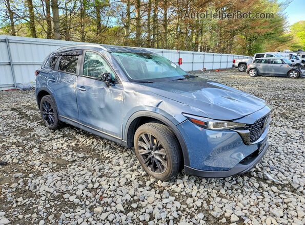 JM3KFBCM3P0245054 2023 MAZDA CX-5 Синий Передняя правая четверть