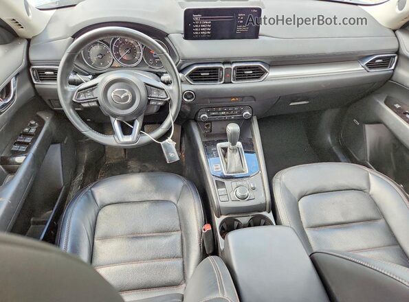 JM3KFBCM4M1407344 2021 MAZDA CX-5 Blue Առջևի վահանակի տեսք