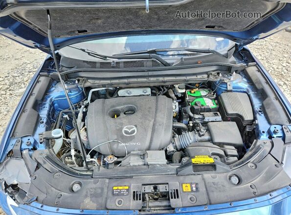 JM3KFBCM4M1407344 2021 MAZDA CX-5 Blue Սալոնի հետևի տեսք