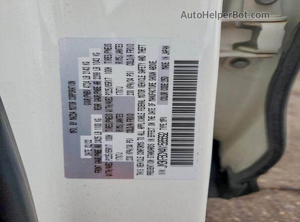 JM3KFBCM4N1585692 2022 MAZDA CX-5 White Vista de la etiqueta del VIN