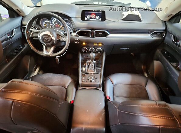 JM3KFBCM5J0354039 2018 MAZDA CX-5 Blue Widok deski rozdzielczej