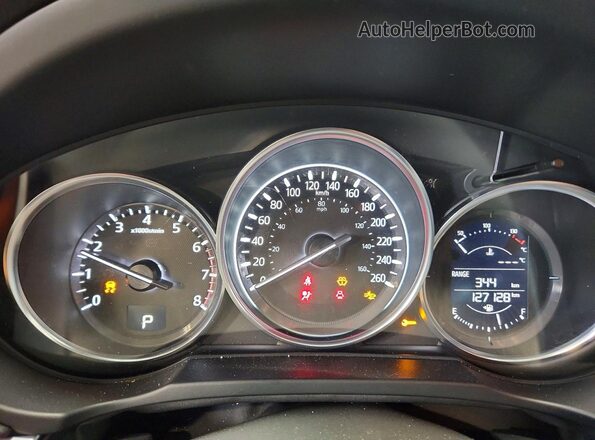 JM3KFBCM5J0354039 2018 MAZDA CX-5 Blue Widok zestawu wskaźników