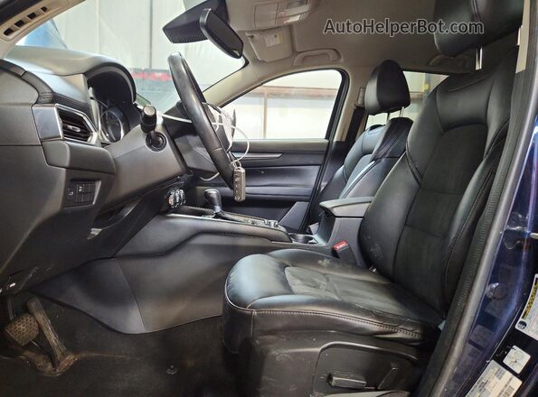 JM3KFBCM5J0354039 2018 MAZDA CX-5 Blue Widok wnętrza z przodu