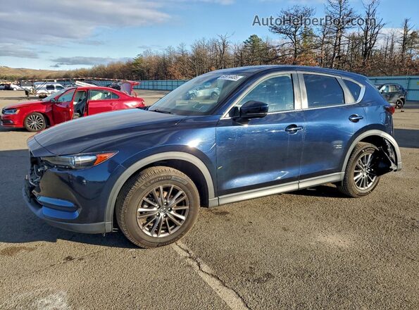 JM3KFBCM5M1308354 2021 MAZDA CX-5 Синий Передняя левая четверть