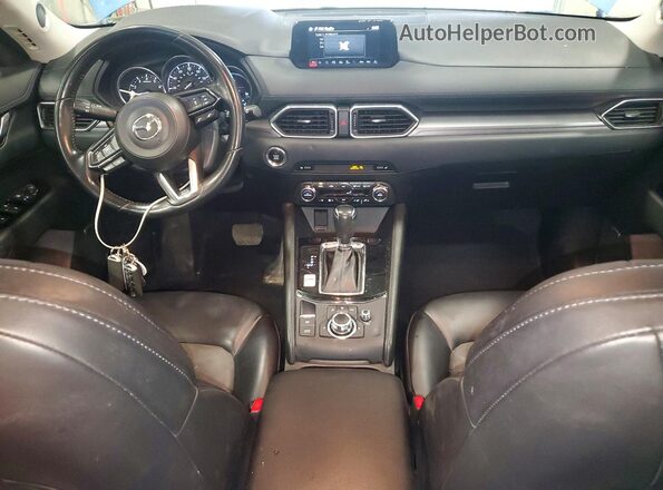 JM3KFBCM6J0319137 2018 MAZDA CX-5 Blue Widok deski rozdzielczej