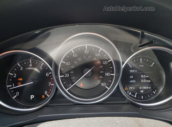 JM3KFBCM6M0497473 2021 MAZDA CX-5 Синий Вид щитка приборов