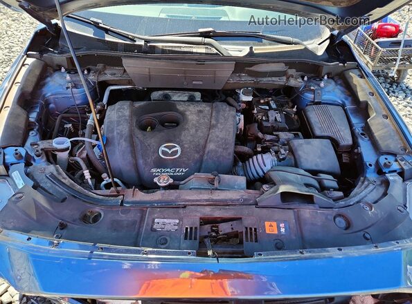 JM3KFBCM7J0409588 2018 MAZDA CX-5 Blue Widok komory silnika
