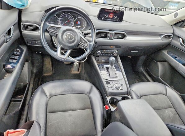 JM3KFBCM7J0440811 2018 MAZDA CX-5 Blue Вид панелі приладів