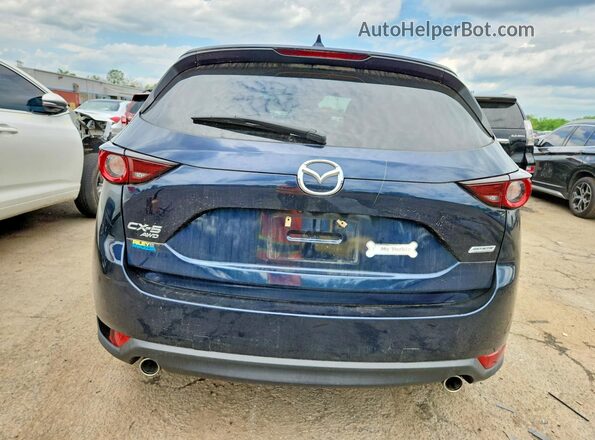 JM3KFBCM7J0440811 2018 MAZDA CX-5 Blue Вид ззаду