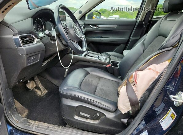 JM3KFBCM7J0440811 2018 MAZDA CX-5 Blue Вид салону спереду
