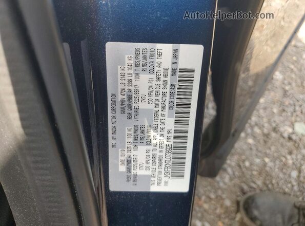 JM3KFBCM7L0738925 2020 MAZDA CX-5 Blue Widok naklejki z numerem VIN
