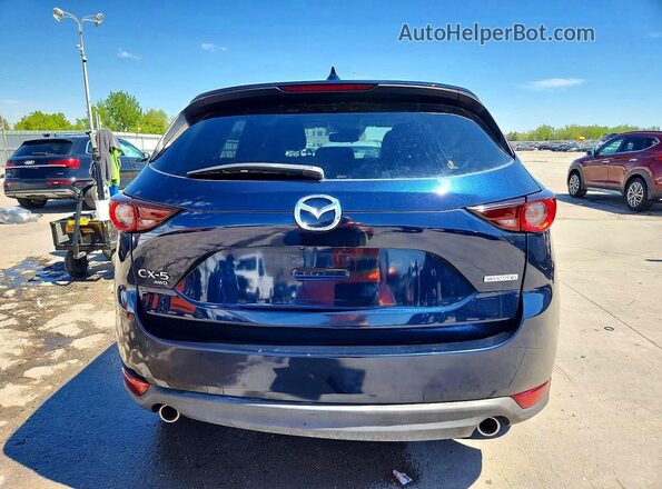 JM3KFBCM7L1817330 2020 MAZDA CX-5 Blue Вид ззаду