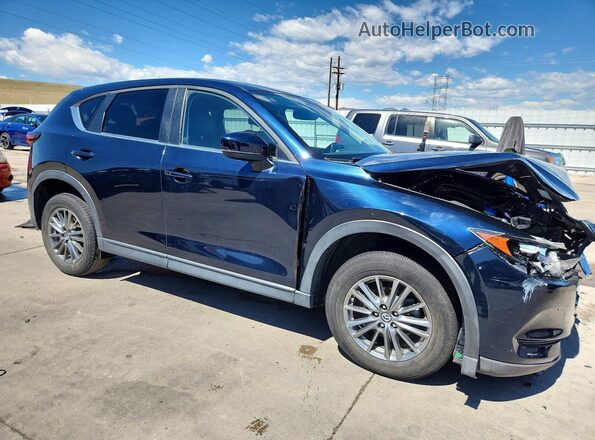 JM3KFBCM7L1817330 2020 MAZDA CX-5 Blue Передня права чверть