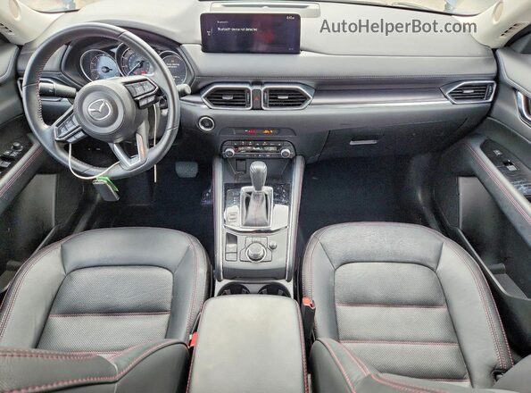 JM3KFBCM7N1577618 2022 MAZDA CX-5 Blue Widok deski rozdzielczej
