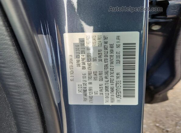 JM3KFBCM7N1577618 2022 MAZDA CX-5 Blue Widok naklejki z numerem VIN