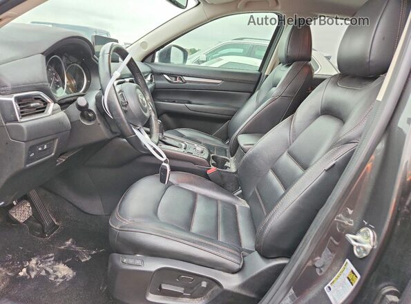 JM3KFBCM8N0594854 2022 MAZDA CX-5 Gray Widok wnętrza z przodu