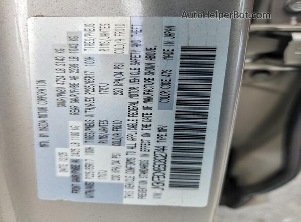 JM3KFBCM8S0802744 2025 MAZDA CX-5 Silver VIN կոդի պիտակի տեսք