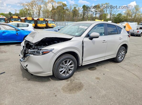 JM3KFBCM8S0802744 2025 MAZDA CX-5 Silver Առջևի ձախ երեք քառորդ տեսարան