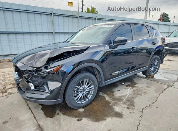 JM3KFBCM9L0758092 2020 MAZDA CX-5 Black წინა მარცხენა ხედი სამი მეოთხედიდან