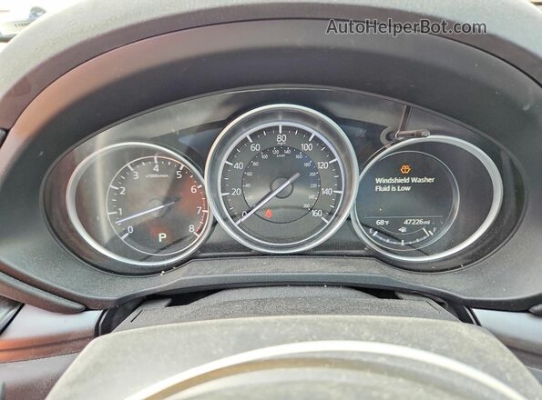 JM3KFBCM9L0857236 2020 MAZDA CX-5 White Вид щитка приладів
