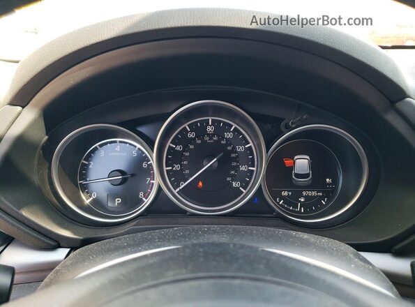 JM3KFBCM9L1865329 2020 MAZDA CX-5 White Widok zestawu wskaźników