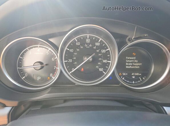 JM3KFBCM9M0487228 2021 MAZDA CX-5 Black Вид щитка приладів
