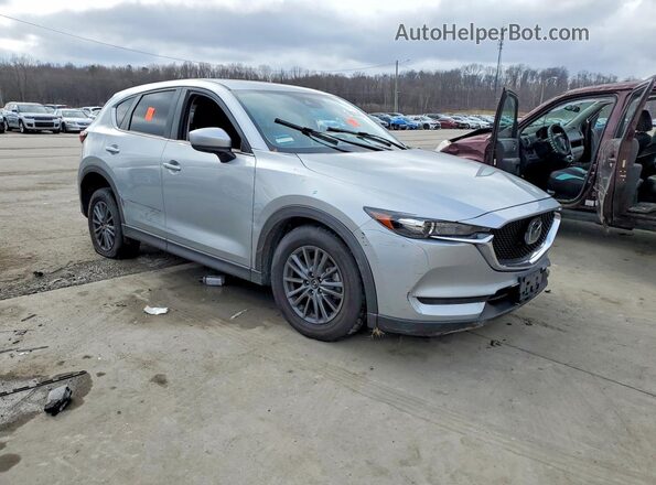JM3KFBCMXL0724047 2020 MAZDA CX-5 Серебряный Передняя правая четверть