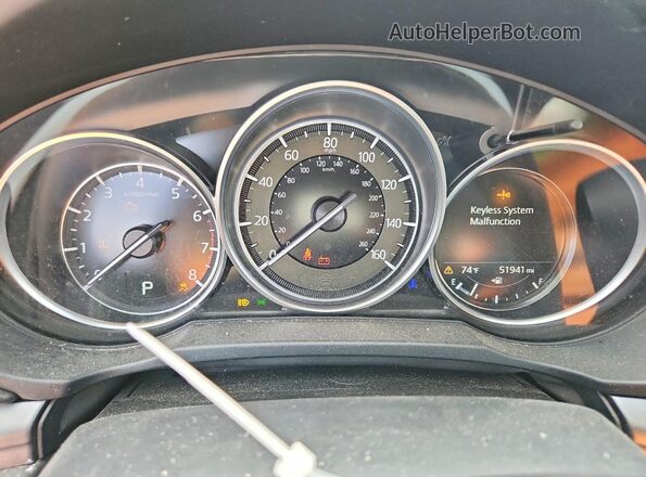 JM3KFBCMXL0856032 2020 MAZDA CX-5 Charcoal Widok zestawu wskaźników