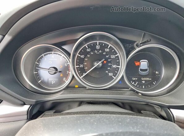 JM3KFBCMXM1406344 2021 MAZDA CX-5 Black Вид щитка приладів