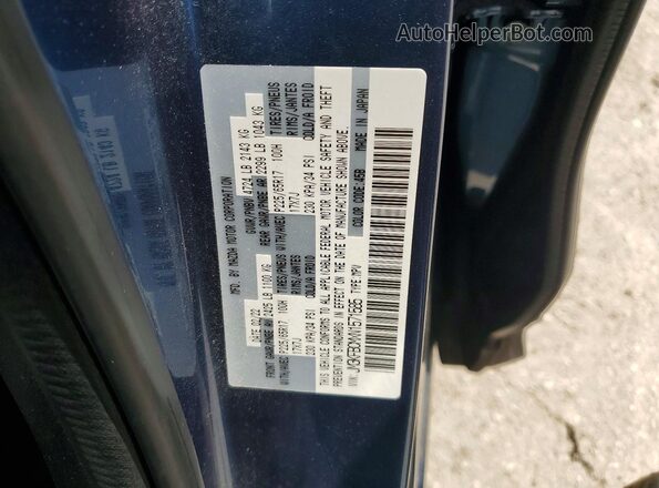 JM3KFBCMXN1571585 2022 MAZDA CX-5 Синий Вид наклейки с VIN-кодом