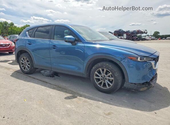 JM3KFBCMXN1571585 2022 MAZDA CX-5 Синий Передняя правая четверть