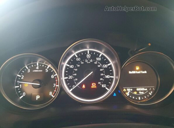 JM3KFBCMXP0155738 2023 MAZDA CX-5 Синий Вид щитка приборов