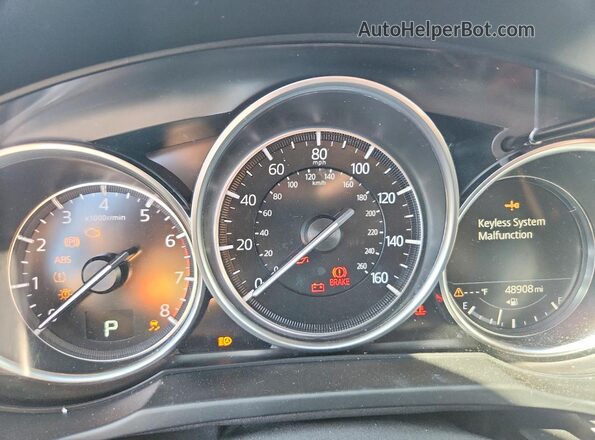JM3KFBCY1M0373937 2021 MAZDA CX-5 Синий Вид щитка приборов