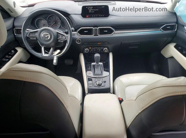 JM3KFBDL1H0174752 2017 MAZDA CX-5 Red წინა პანელის ხედი