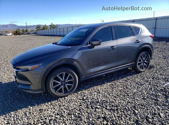 JM3KFBDL1H0193656 2017 MAZDA CX-5 Серый Передняя левая четверть