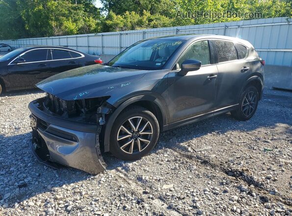 JM3KFBDL2H0159340 2017 MAZDA CX-5 Gray Передня ліва чверть