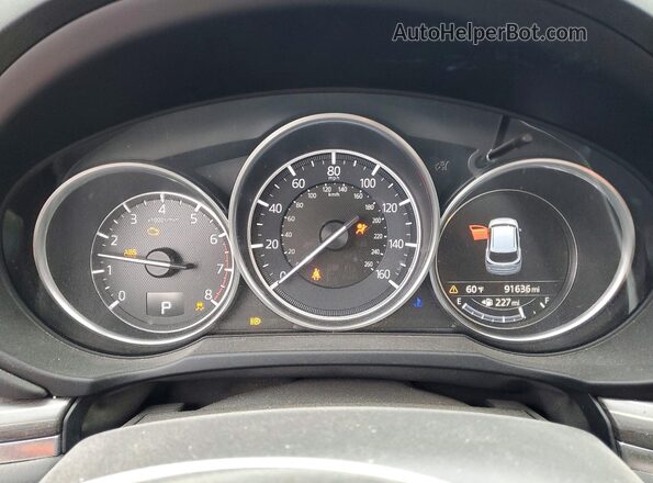 JM3KFBDL7H0102695 2017 MAZDA CX-5 Белый Вид щитка приборов