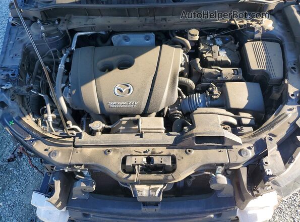 JM3KFBDL7H0174495 2017 MAZDA CX-5 Blue Вид підкапотного простору