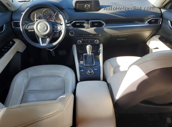 JM3KFBDL7H0174495 2017 MAZDA CX-5 Blue Вид панелі приладів