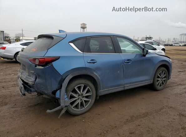 JM3KFBDL7H0198134 2017 MAZDA CX-5 Синий Задняя правая четверть