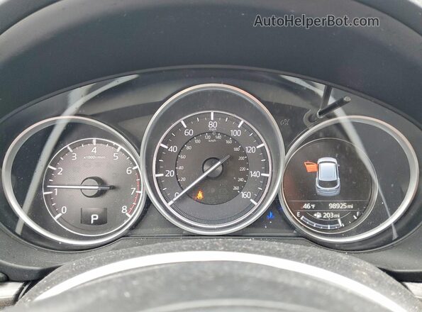 JM3KFBDL7H0198134 2017 MAZDA CX-5 Синий Вид щитка приборов