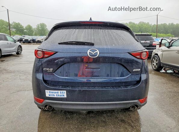 JM3KFBDL8H0208816 2017 MAZDA CX-5 Blue Вид ззаду